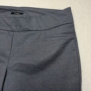Dalia Dress Pants Womens XL Blue Checkered D4654-E2449A Pull On Slim Stretch